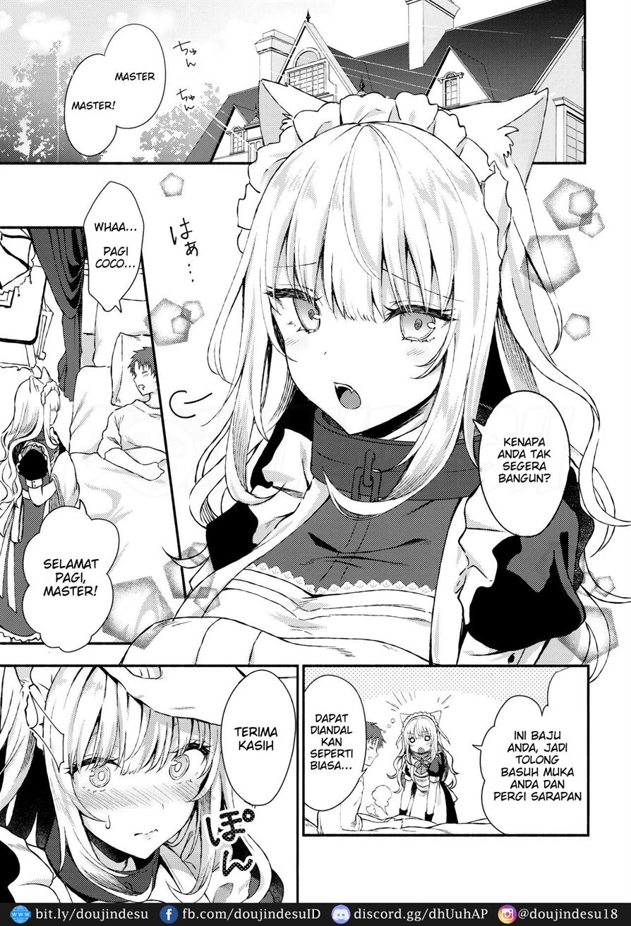 Moto Dorei no Nekomimi Maid to Shiawase Ecchi Suru Hon Chapter 1