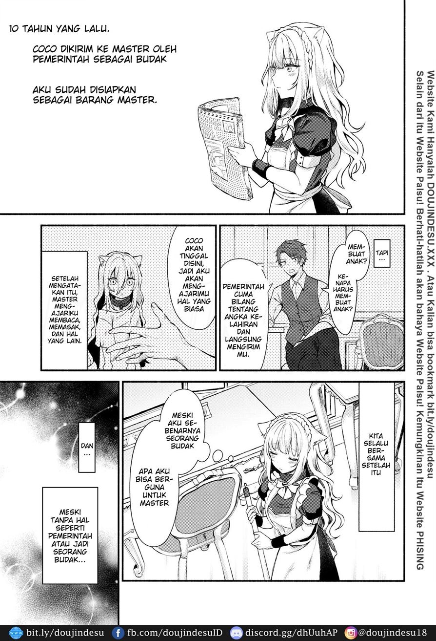 Moto Dorei no Nekomimi Maid to Shiawase Ecchi Suru Hon Chapter 1