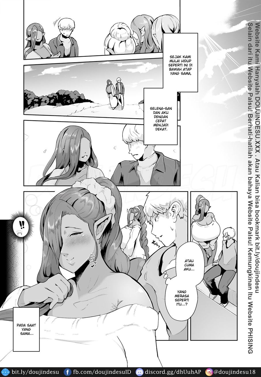 Mucchiri Dekachichi Dark Elf no Oba-san to Icha Love Fudeoroshi Seikatsu Chapter 1