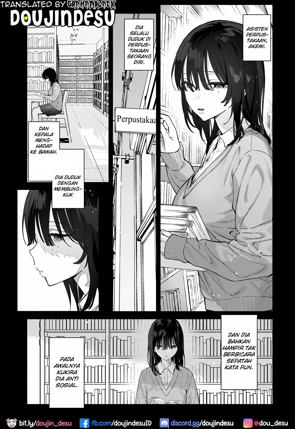 Mukuchi na Tosho Iin to Sex Zuke. Chapter 2