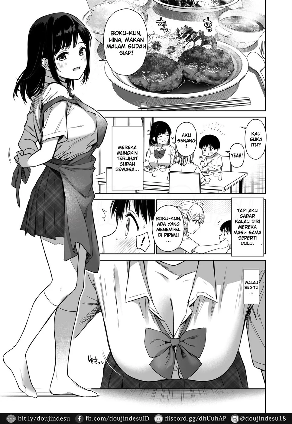 Naisho no Hajimete ~Suunenburi ni Atta Shinseki no Bijin JK Shimai ni Ecchi no Tehodoki Sarechaimasu~ Chapter 1