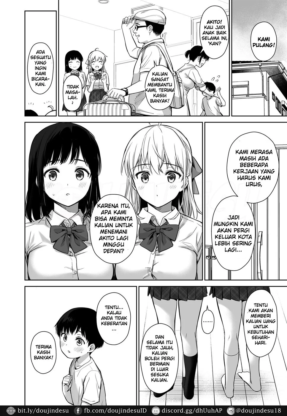 Naisho no Hajimete ~Suunenburi ni Atta Shinseki no Bijin JK Shimai ni Ecchi no Tehodoki Sarechaimasu~ Chapter 1