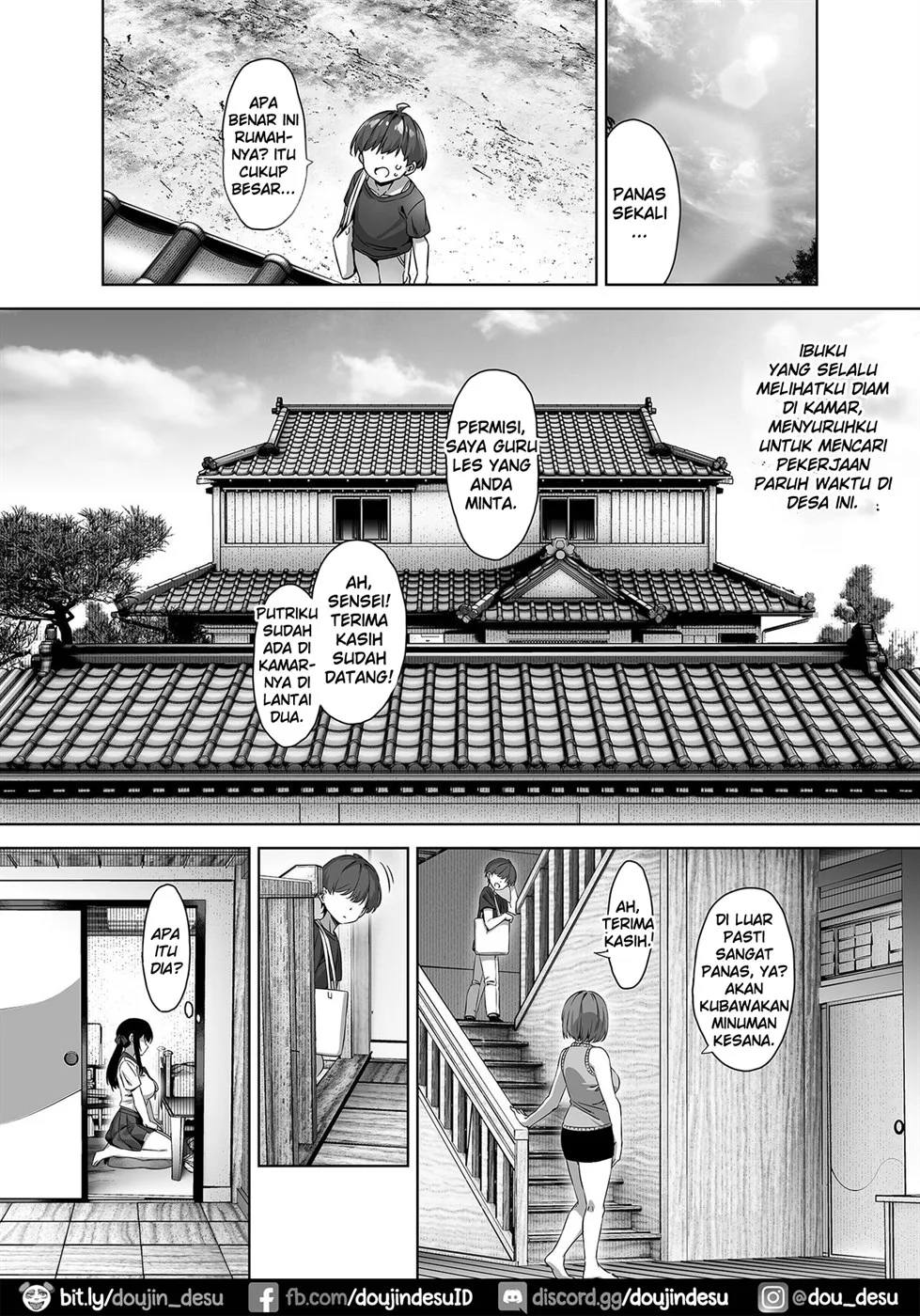 Natsu to Inaka to Yuuwaku shite kuru Dekkai Oshiego Chapter 1