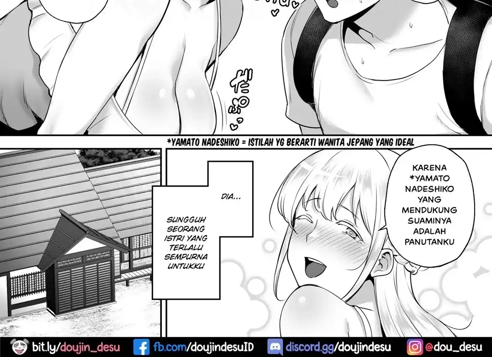 Netorareta Bakunyuu Blonde Tsuma Elena ~Yamato Nadeshiko ni Akogaretetara Onahole Nadeshiko ni Natteshimatta~ Chapter 1