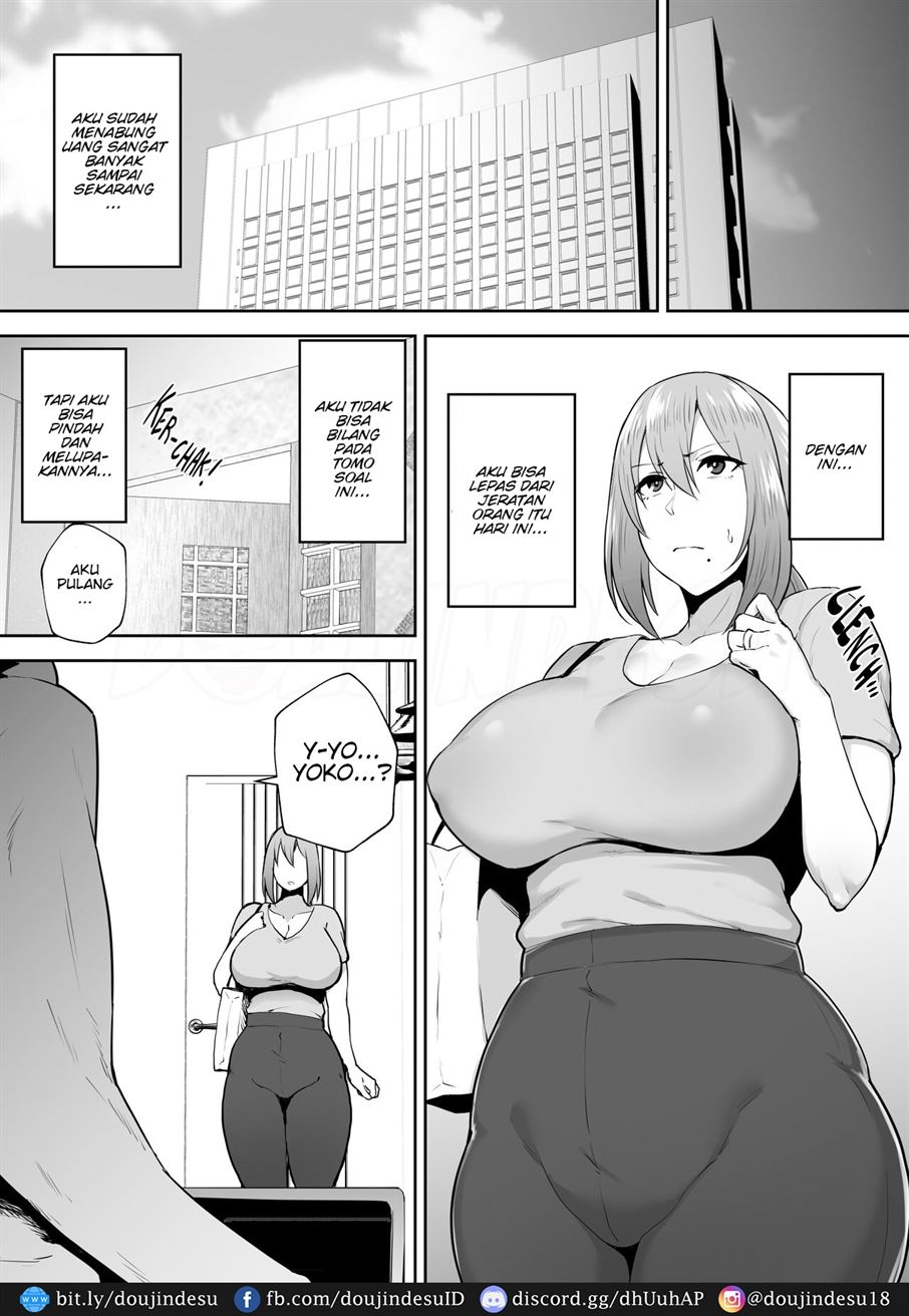 Netorareta Bakunyuu Genki Tsuma Youko – Kaji Daikou-saki de Toshishita Serebu no Onaho Tsuma ni sa Remashita Chapter 1