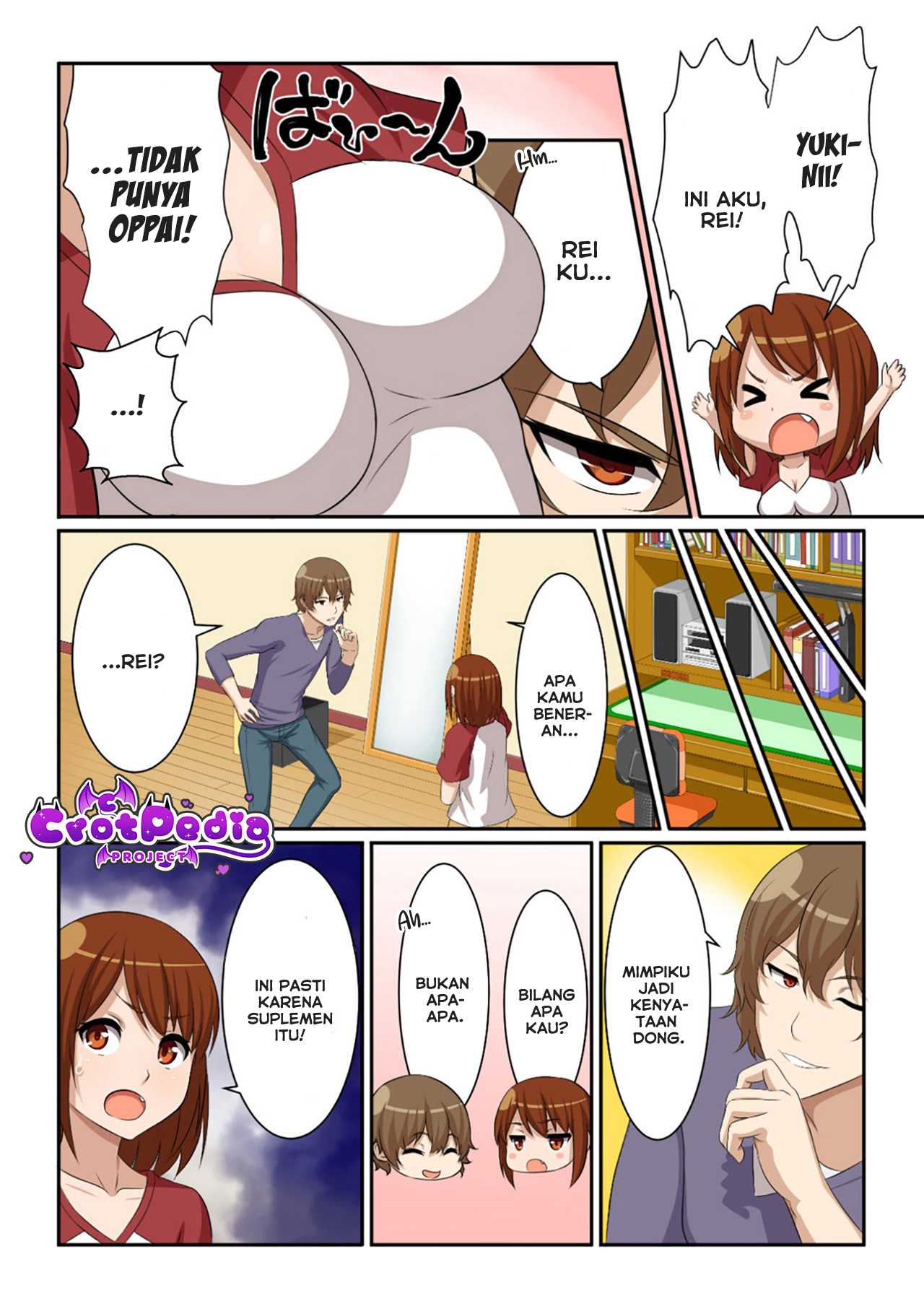 Nyotamen! Nyotaika Shita Ore wa Aniki no Kanojo! Chapter 1