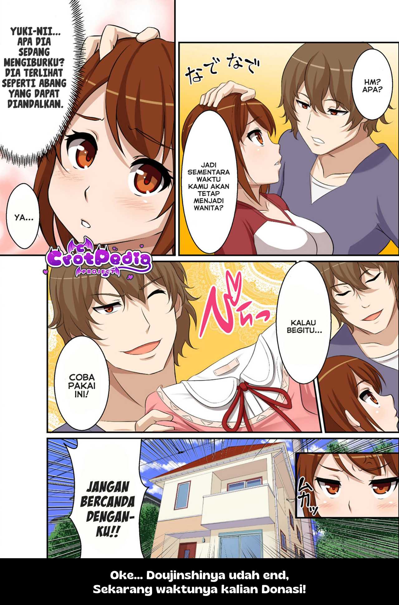 Nyotamen! Nyotaika Shita Ore wa Aniki no Kanojo! Chapter 1