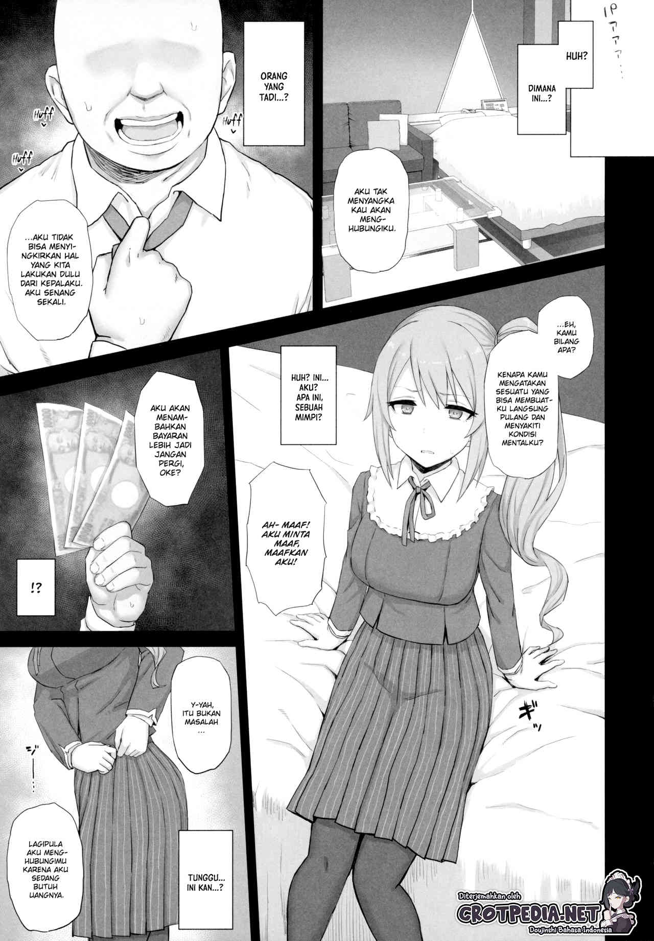 Ojou-sama Gakkou ni Kayou Binbou Shoujo wa Touzen no You ni Papakatsu ni Kiketsu Suru Chapter 1