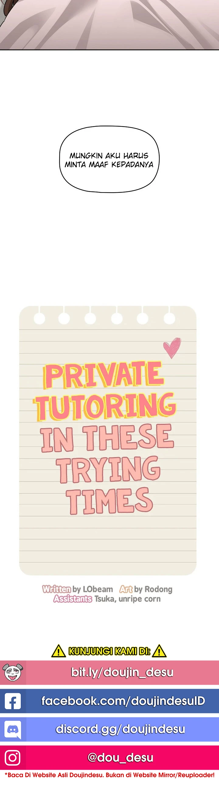 Private Tutoring in These Trying Times Chapter 109