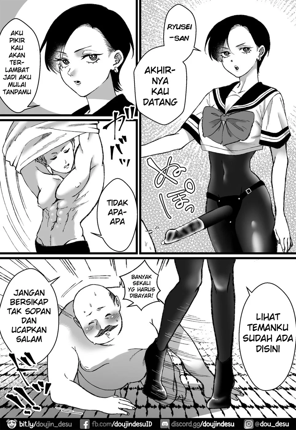 Sailor Fuku + Kyouei Mizugi no Mitsuga Sejou Chapter 1