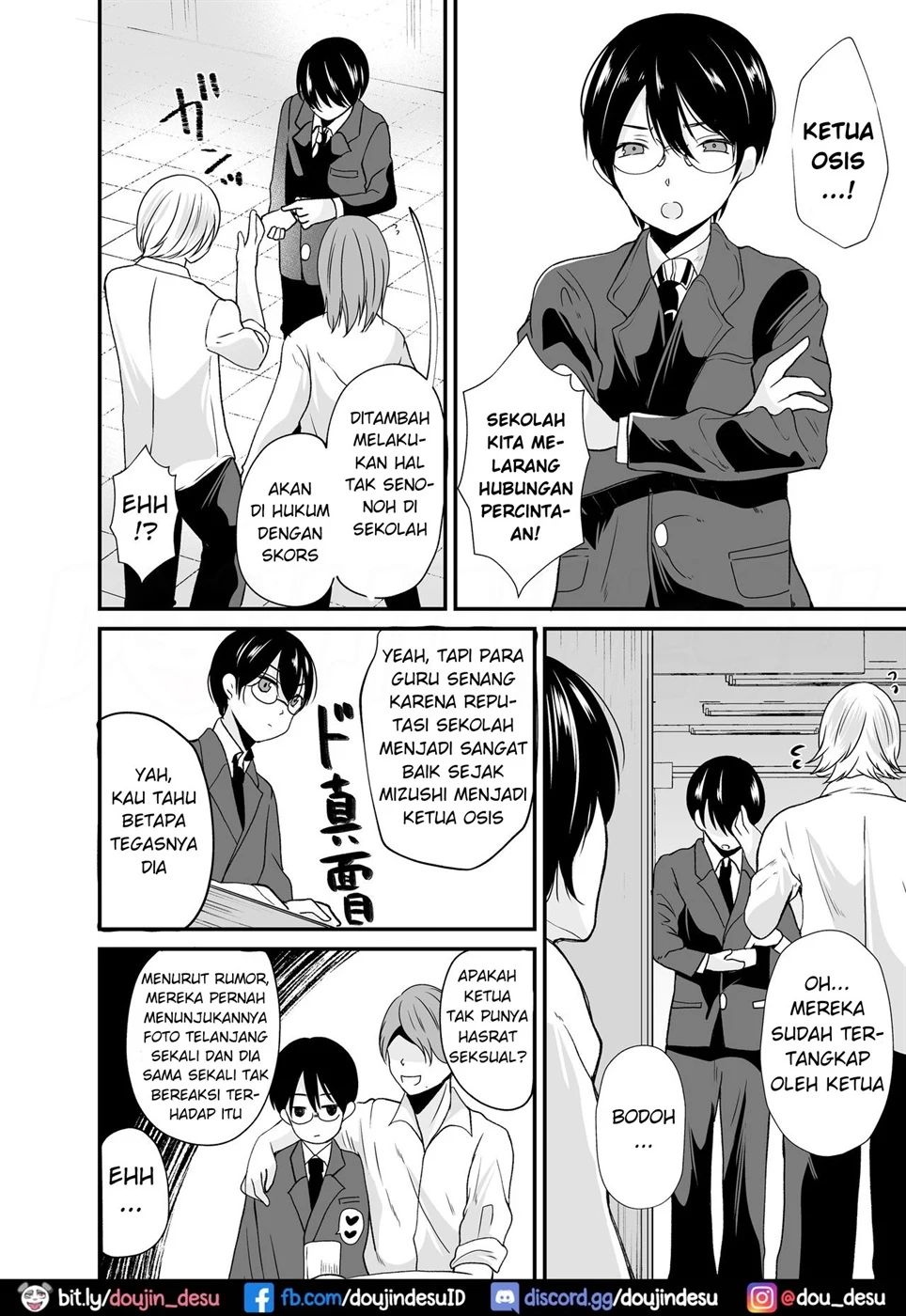 Seitokaichou no Karei naru Nyotaika Kiroku Chapter 1