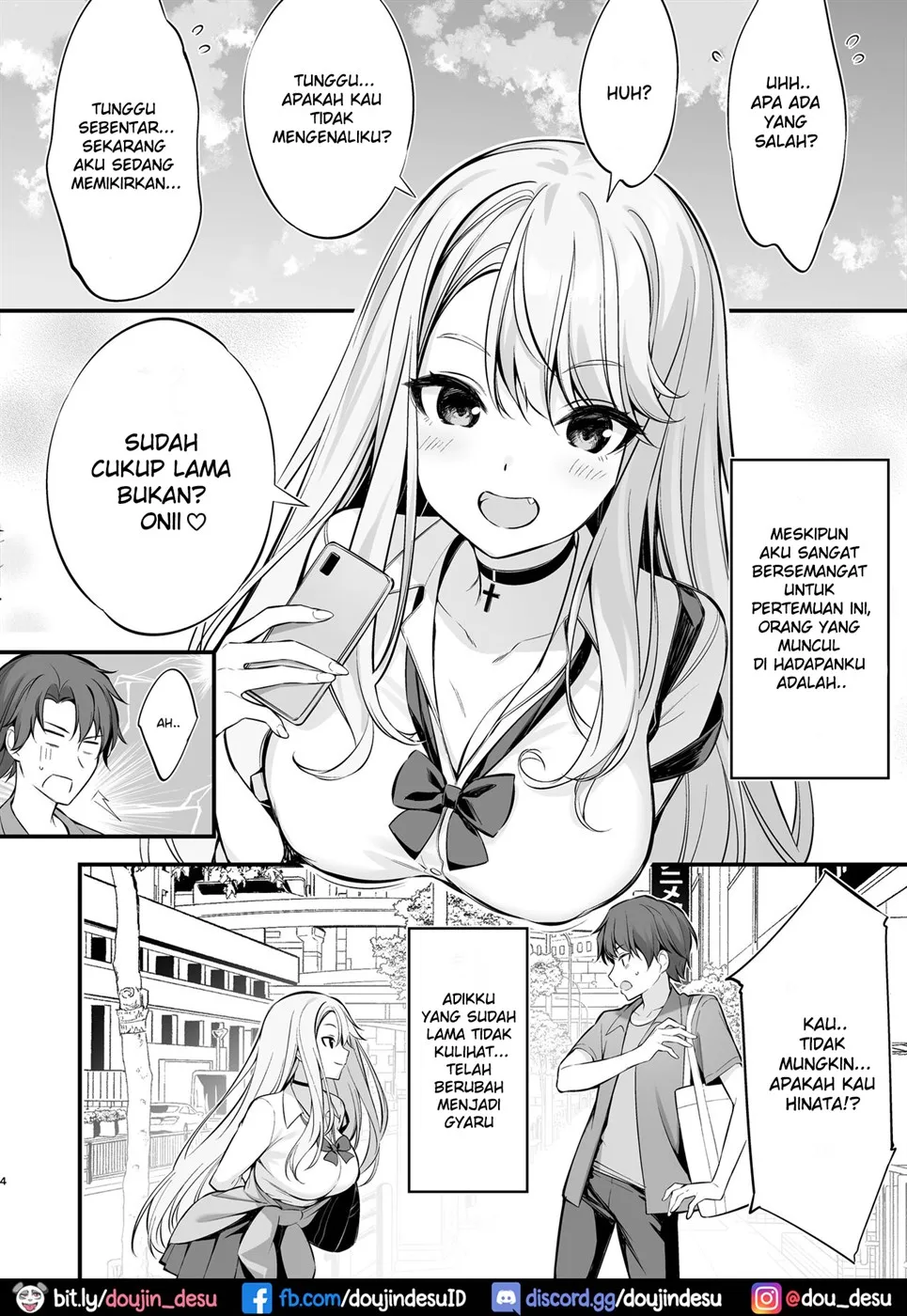 SNS de Deatta no wa Gyaru-ka shita Imouto Deshita Chapter 1