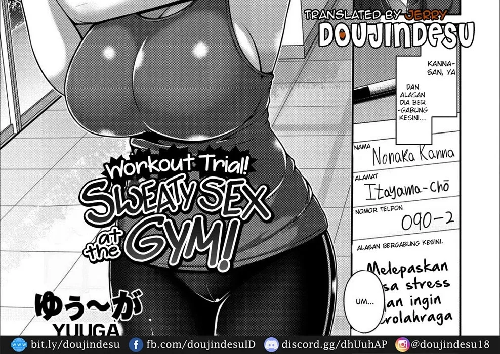 Taiken Sounyuu! Gym de Asedaku SEX! Chapter 1