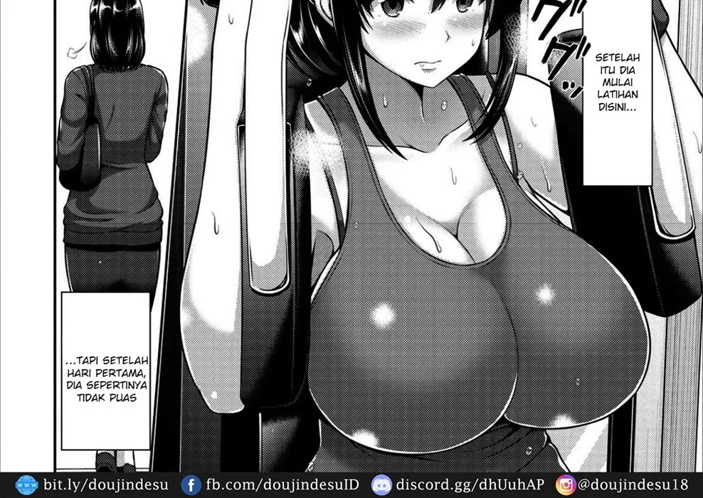 Taiken Sounyuu! Gym de Asedaku SEX! Chapter 1