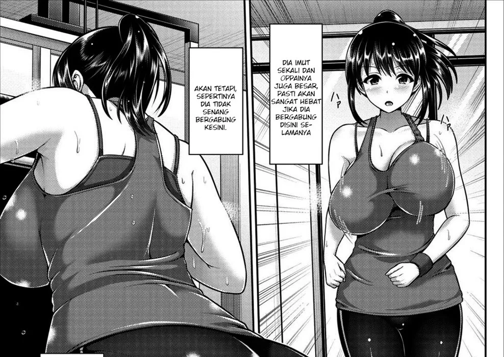 Taiken Sounyuu! Gym de Asedaku SEX! Chapter 1