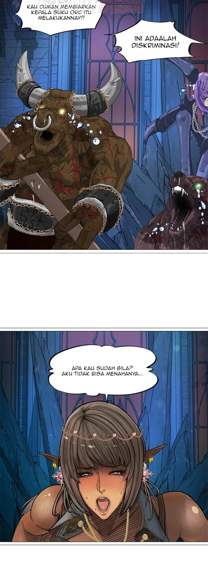 The Dark Elf Queen and The Orc Slave Chapter 30