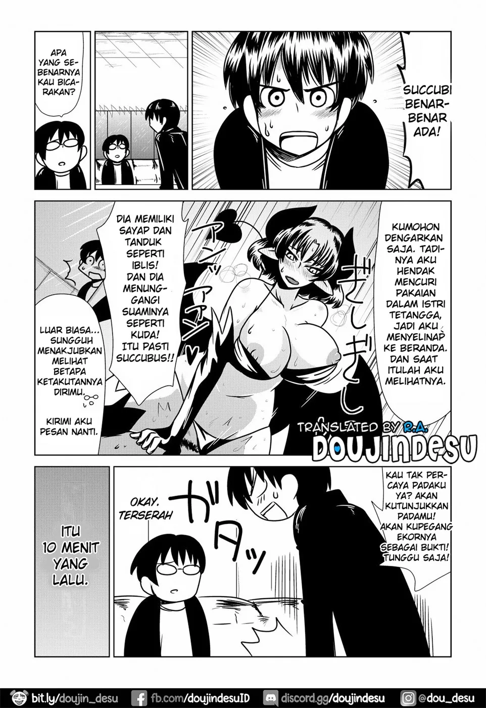 Tonari no Oku-san ga Succubus. Chapter 1