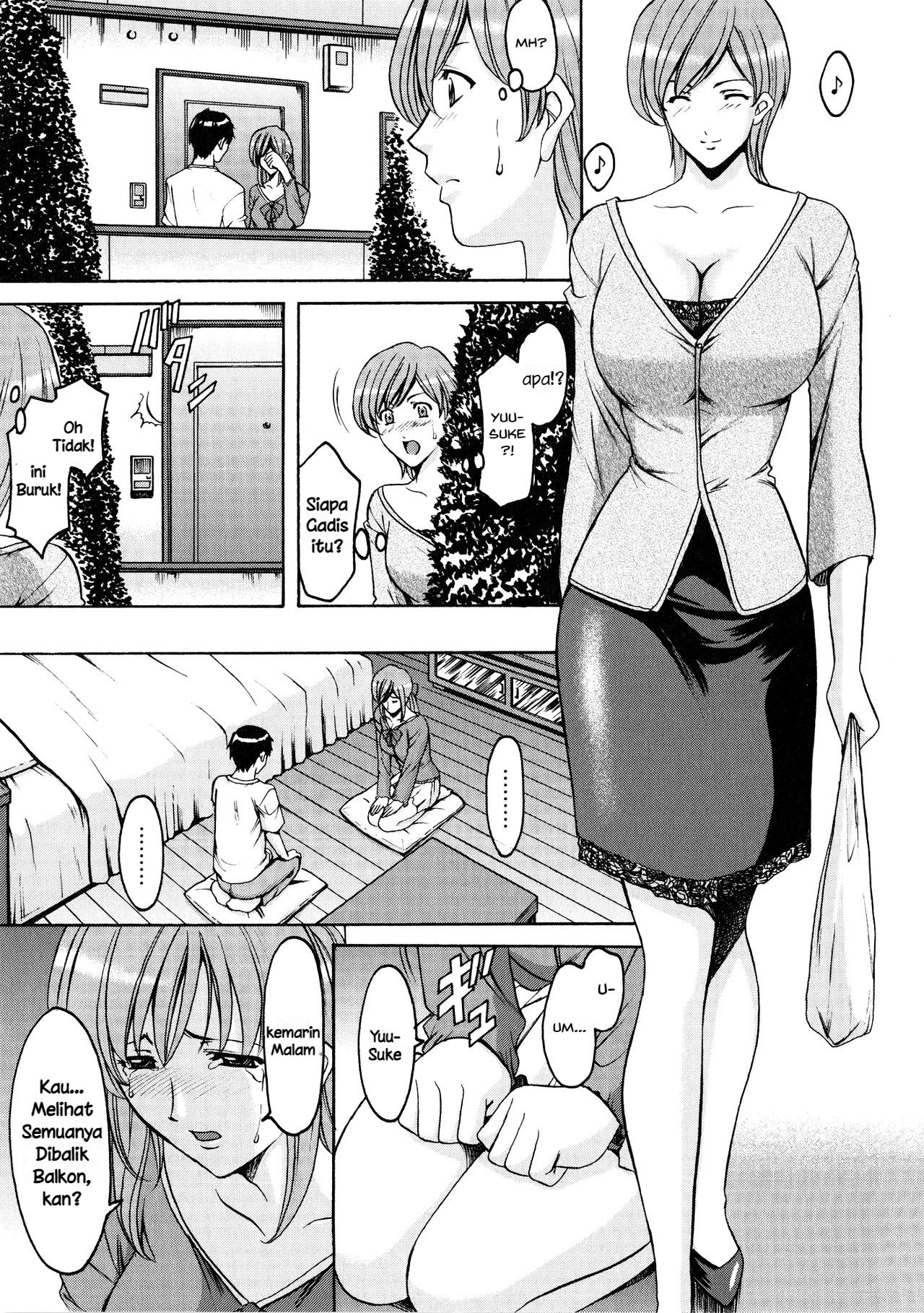 Yuuwaku no Toshiue Apartment Chapter 9