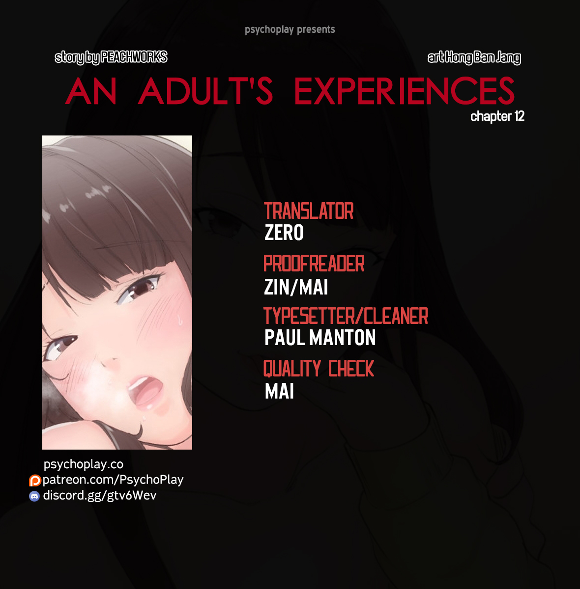 An Adult’s Experiences Chapter 12