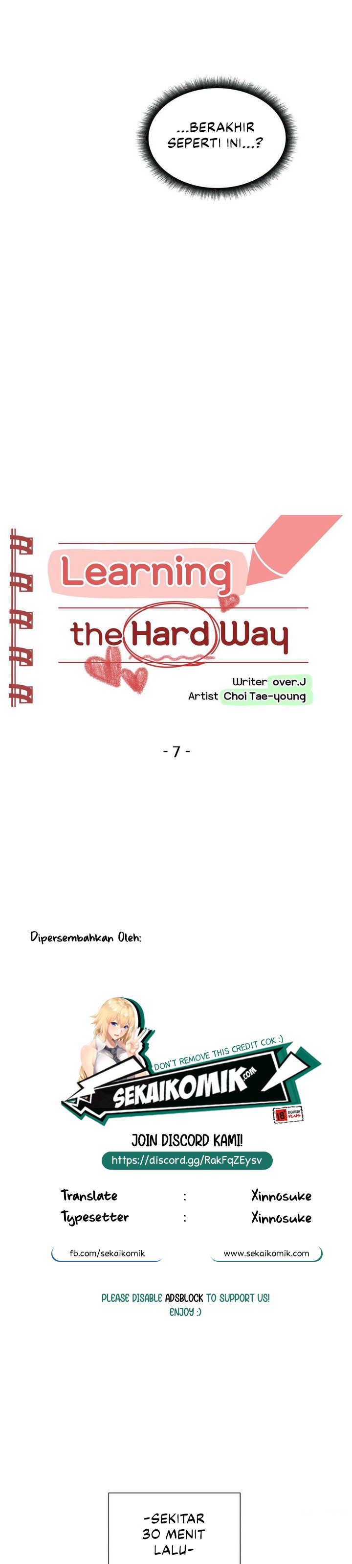 Learning the Hard Way Chapter 7