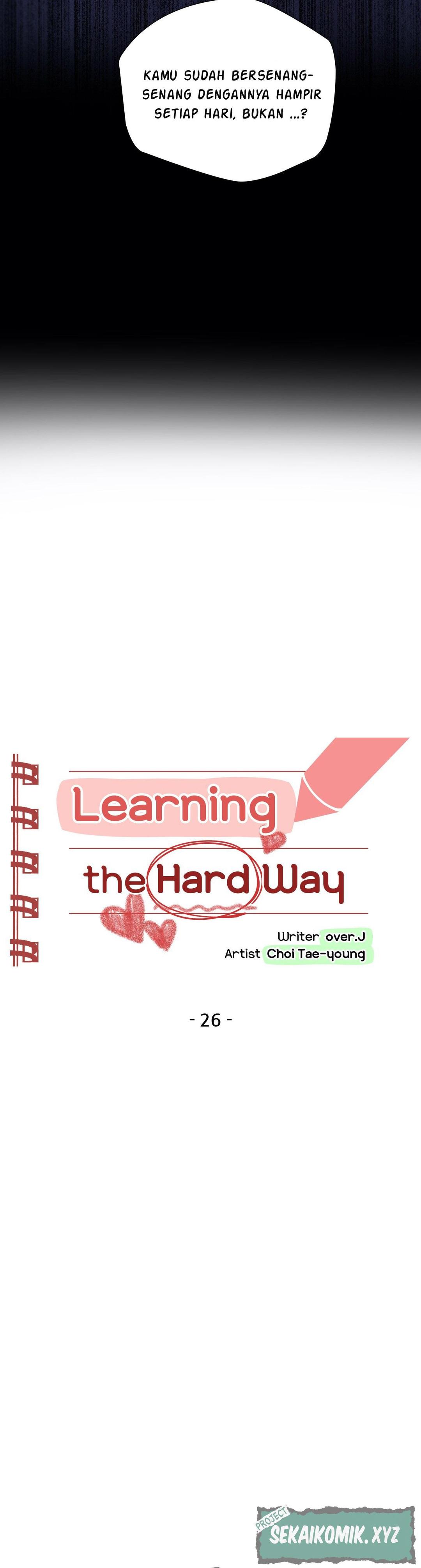 Learning the Hard Way Chapter 26