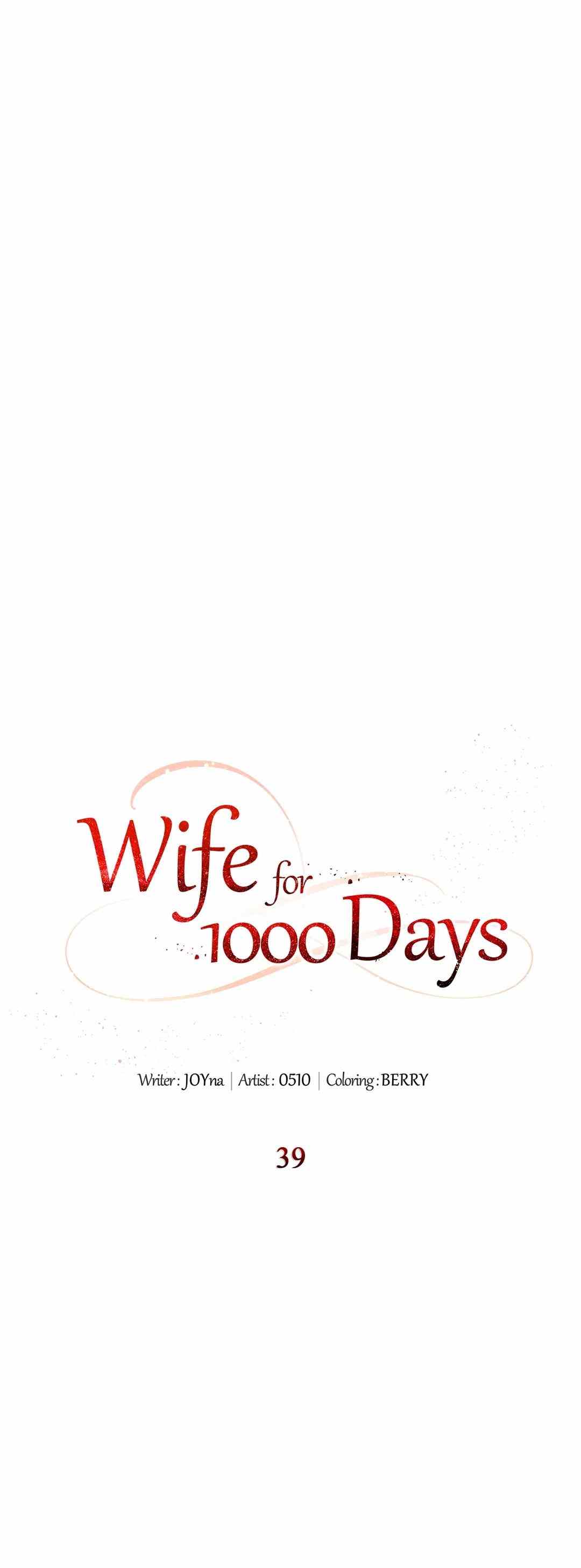 Wife for 1000 Days Chapter 39