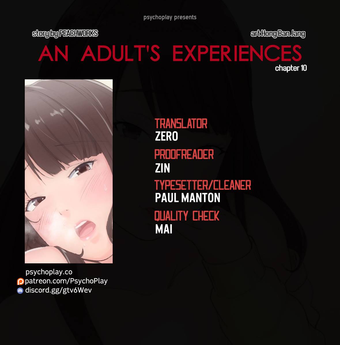 An Adult’s Experiences Chapter 10