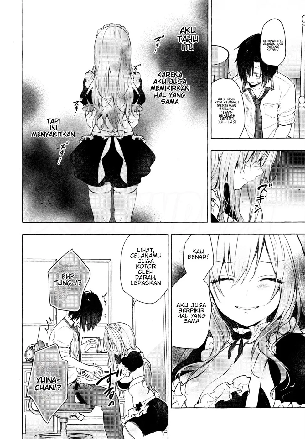 Gyaru Yuina-chan to Ecchi -Kataomoi no Kanojo ga Boku ni Sekimen!?- - Page 20