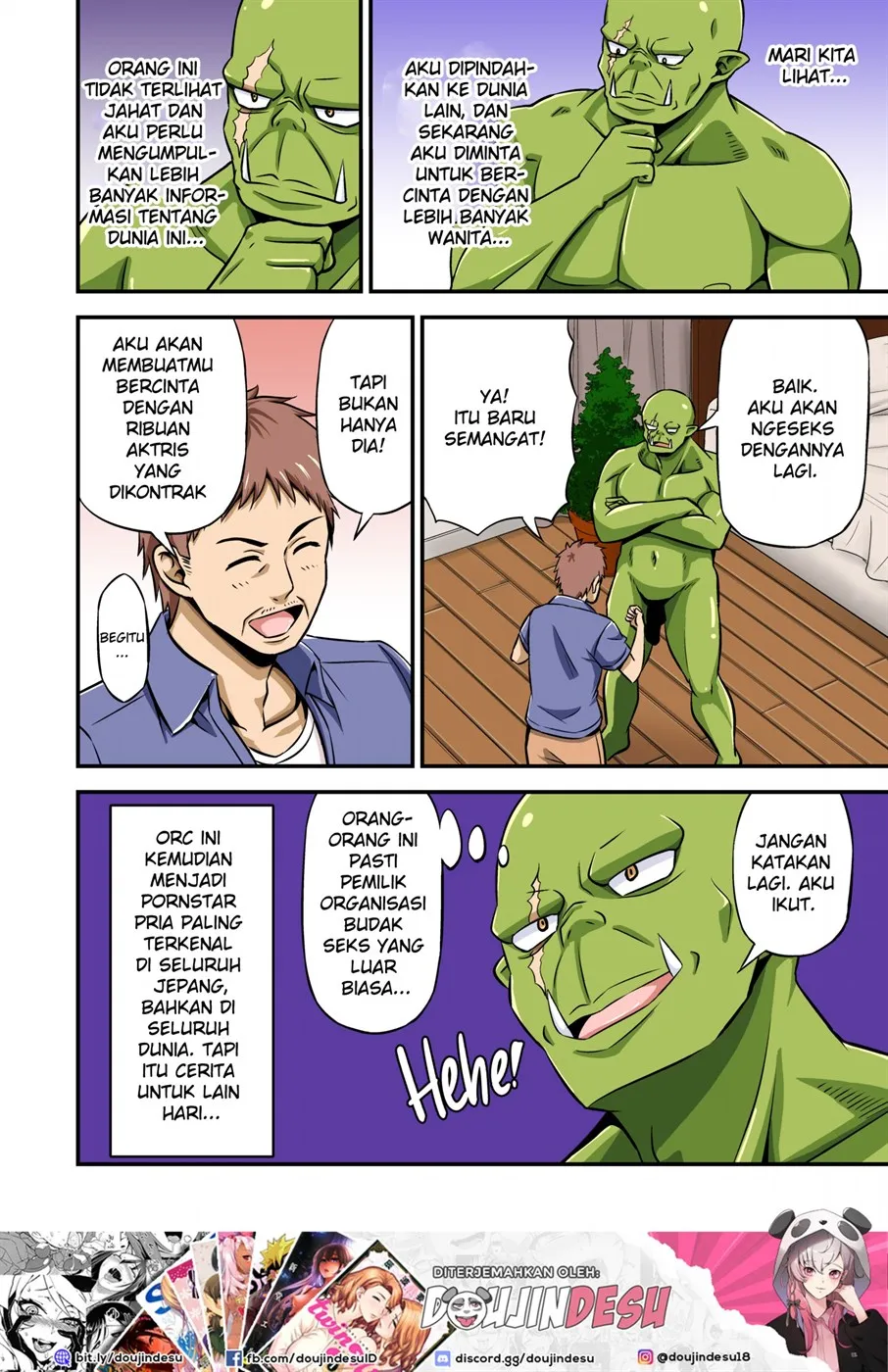 AV no Satsuei Genba ni Zetsurin Orc ga Isekai Teni Shite Shimatta Hanashi. Chapter 1
