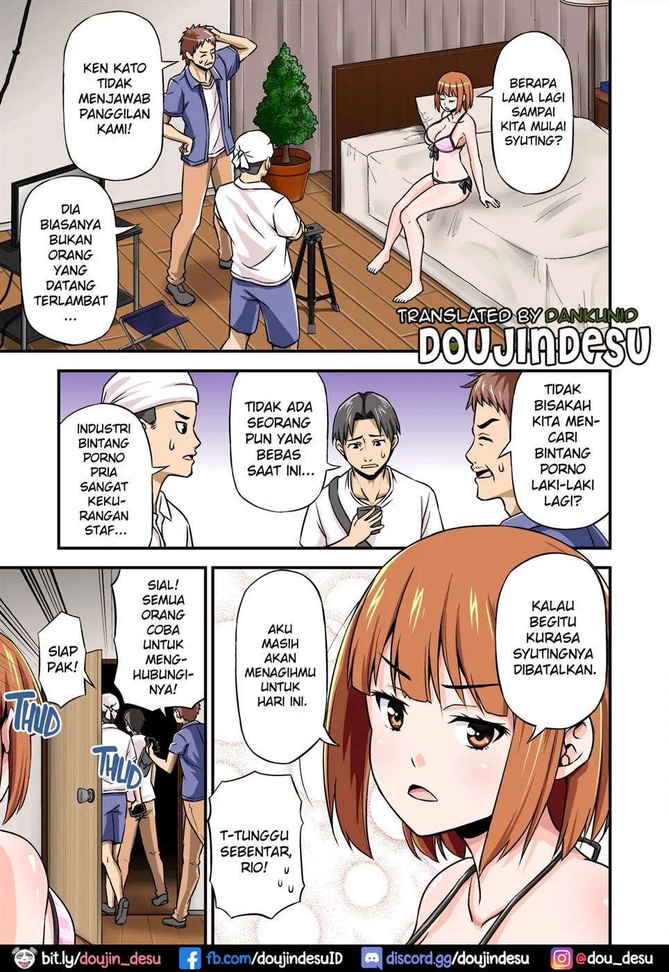 AV no Satsuei Genba ni Zetsurin Orc ga Isekai Teni Shite Shimatta Hanashi. Chapter 1