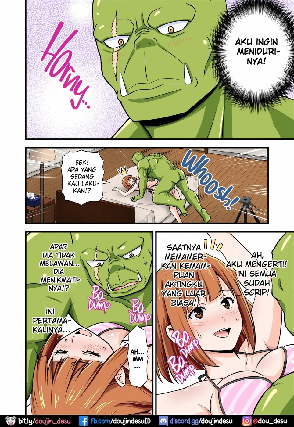 AV no Satsuei Genba ni Zetsurin Orc ga Isekai Teni Shite Shimatta Hanashi. Chapter 1