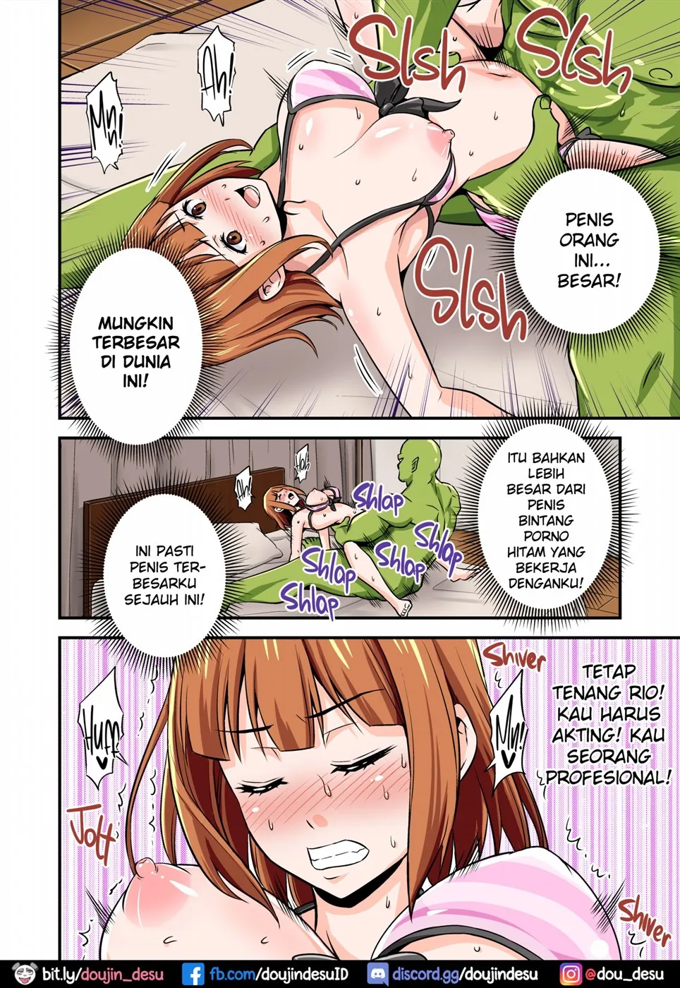 AV no Satsuei Genba ni Zetsurin Orc ga Isekai Teni Shite Shimatta Hanashi. Chapter 1