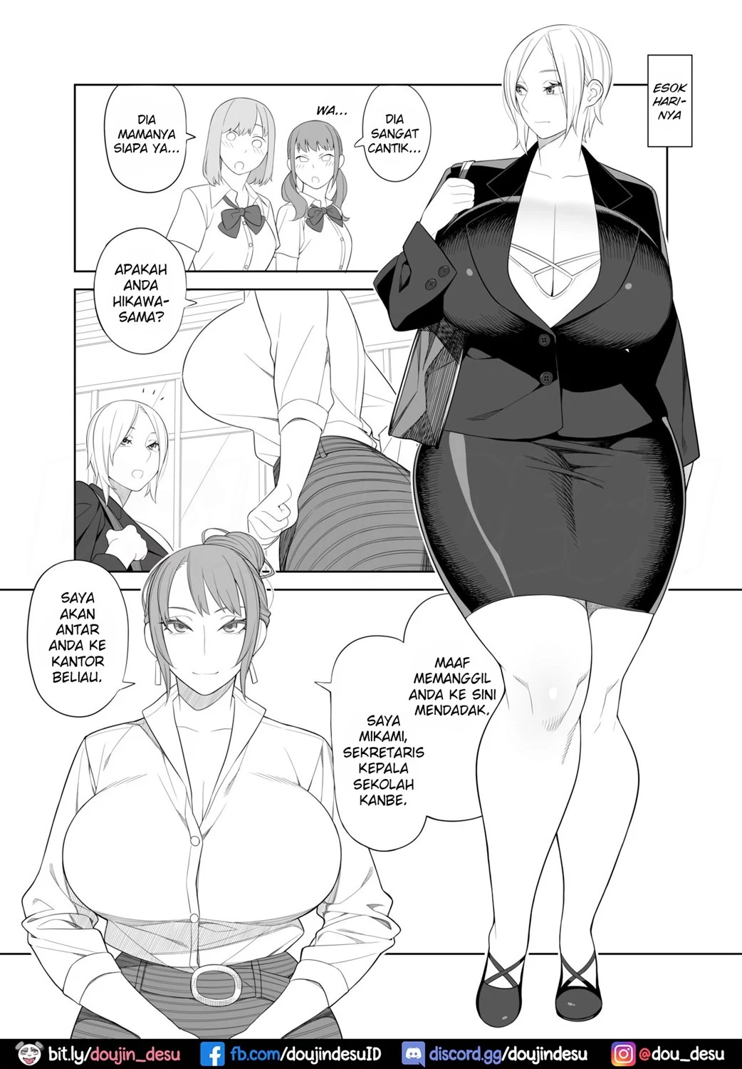 Bakunyuu Mama wa Gakuenchou no Onna Chapter 2