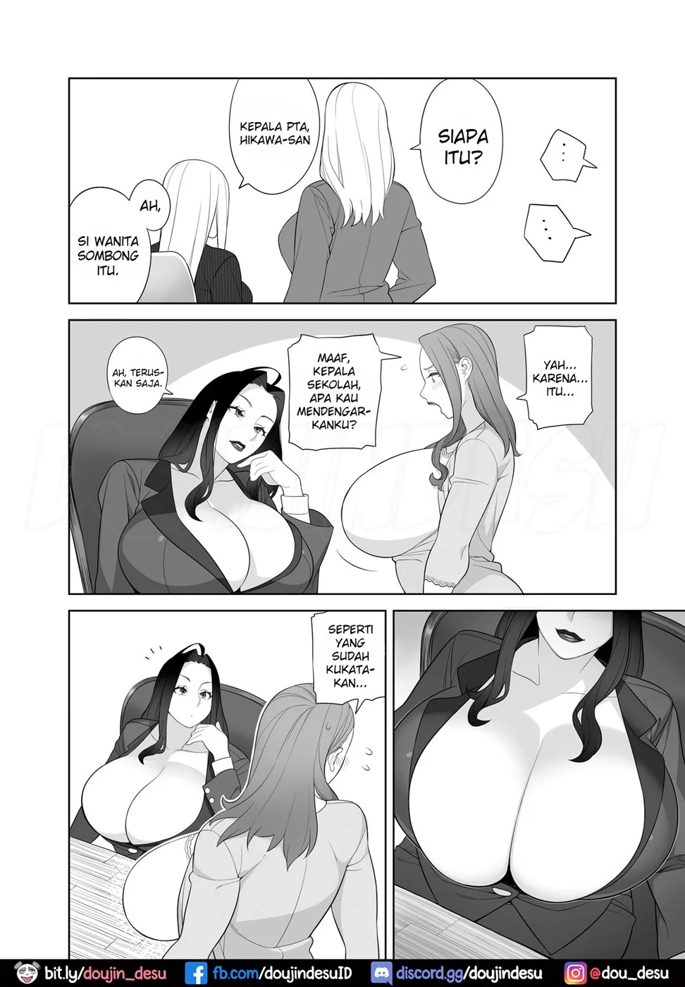 Bakunyuu Mama wa Gakuenchou no Onna Chapter 1
