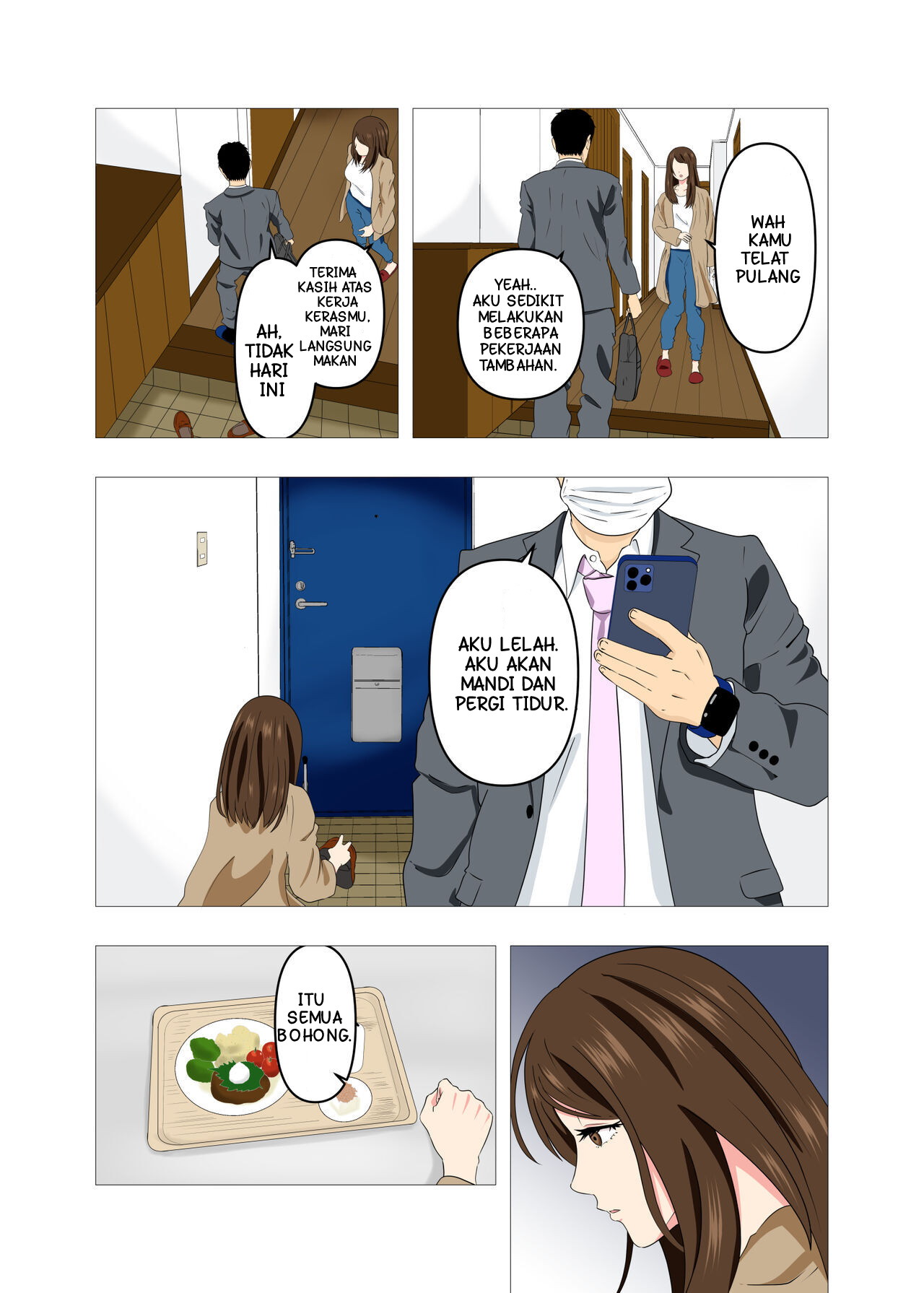 Beit-saki no Hitozuma wa Yokkyuu Fuman de Mecha Kucha Erokatta Chapter 1
