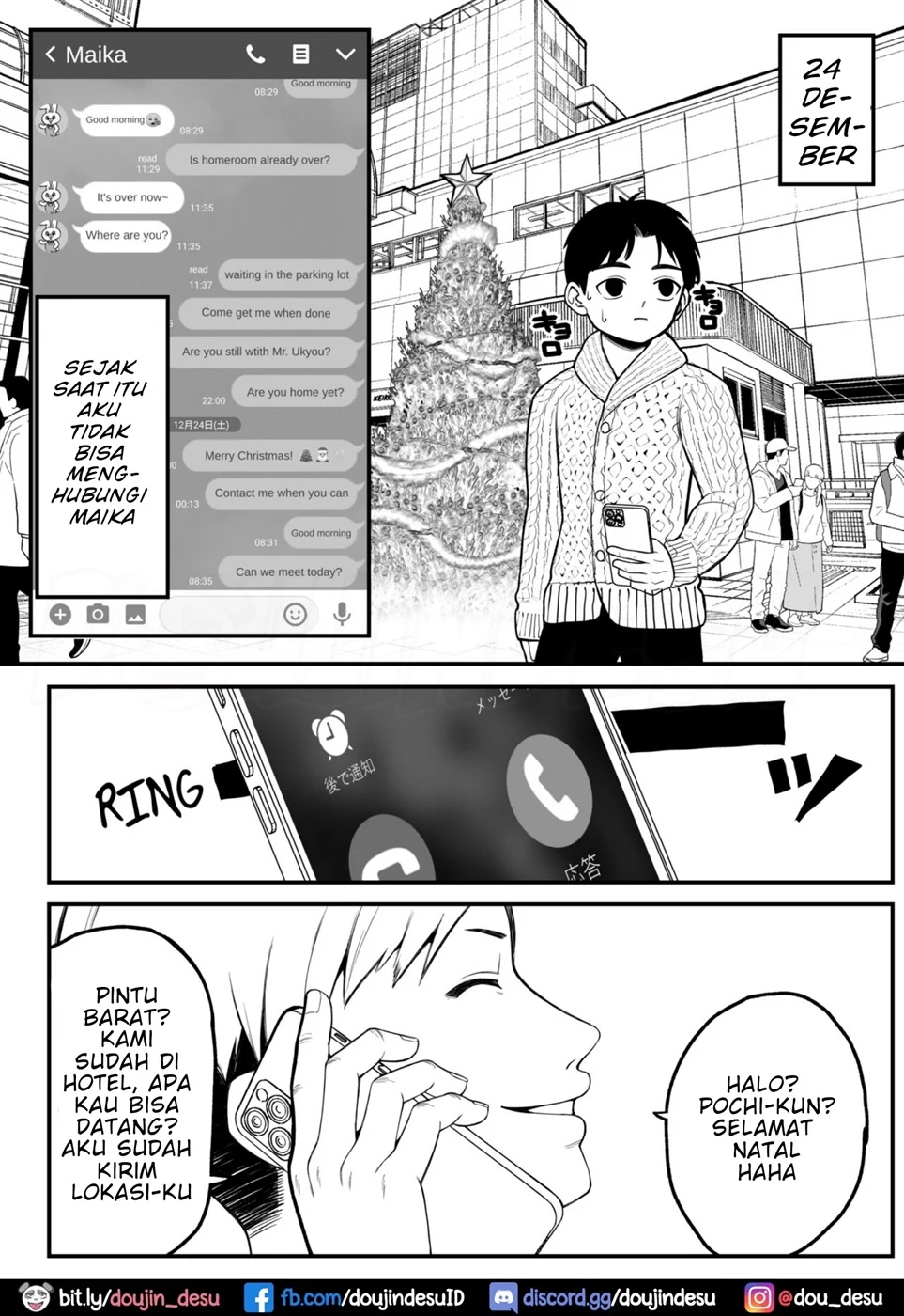 Boku to Kanojo to Goshujin-sama no Fuyuyasumi Chapter 1