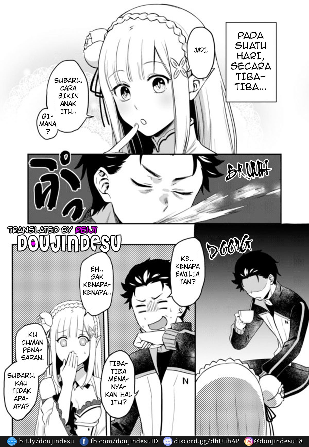 Emilia-tan, Yaranai ka? Chapter 1