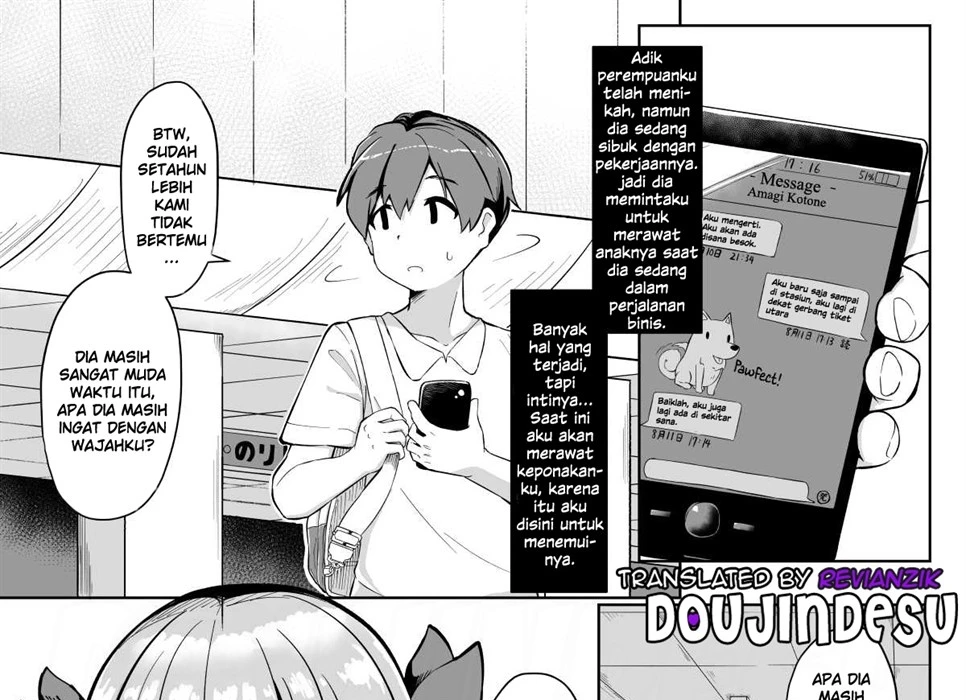 Hisashiburi ni Atta Imouto no Musume ga Kyonyuu de Osumashiya-san ni Nattemashita. Chapter 1