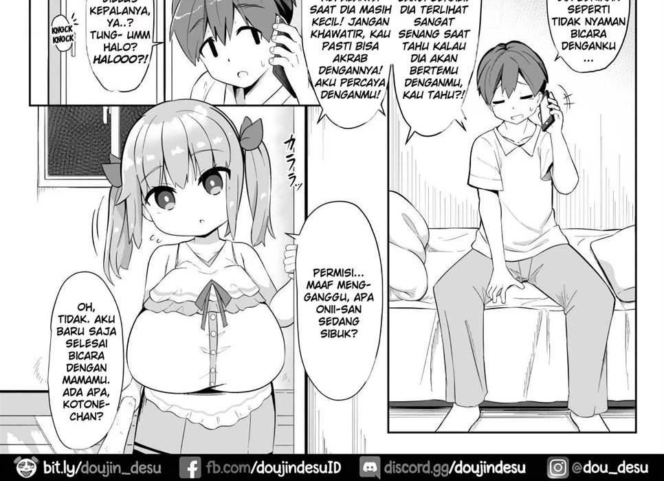Hisashiburi ni Atta Imouto no Musume ga Kyonyuu de Osumashiya-san ni Nattemashita. Chapter 1