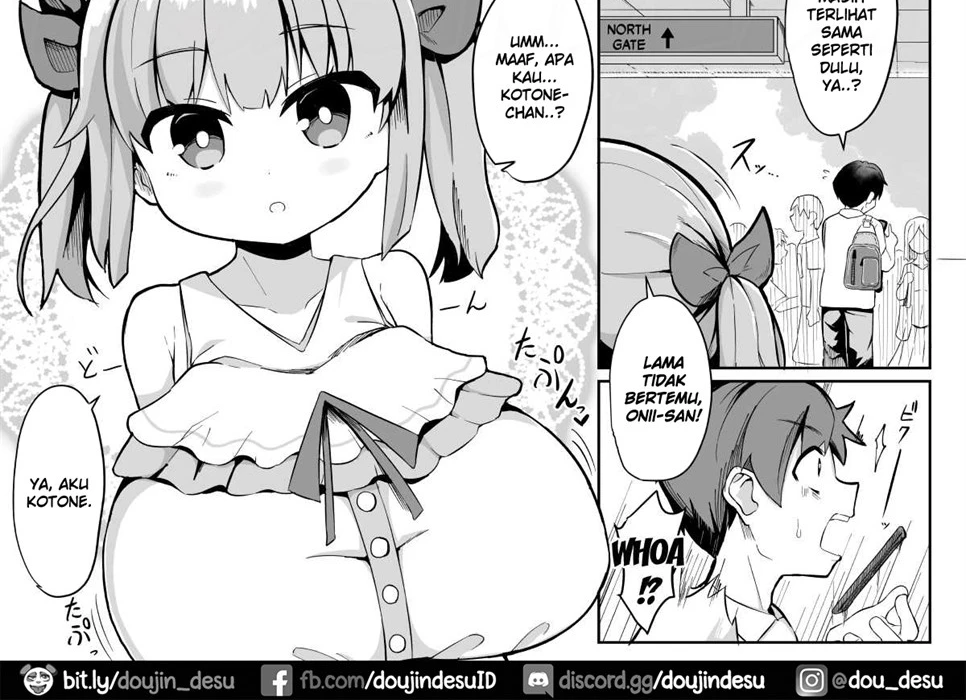 Hisashiburi ni Atta Imouto no Musume ga Kyonyuu de Osumashiya-san ni Nattemashita. Chapter 1