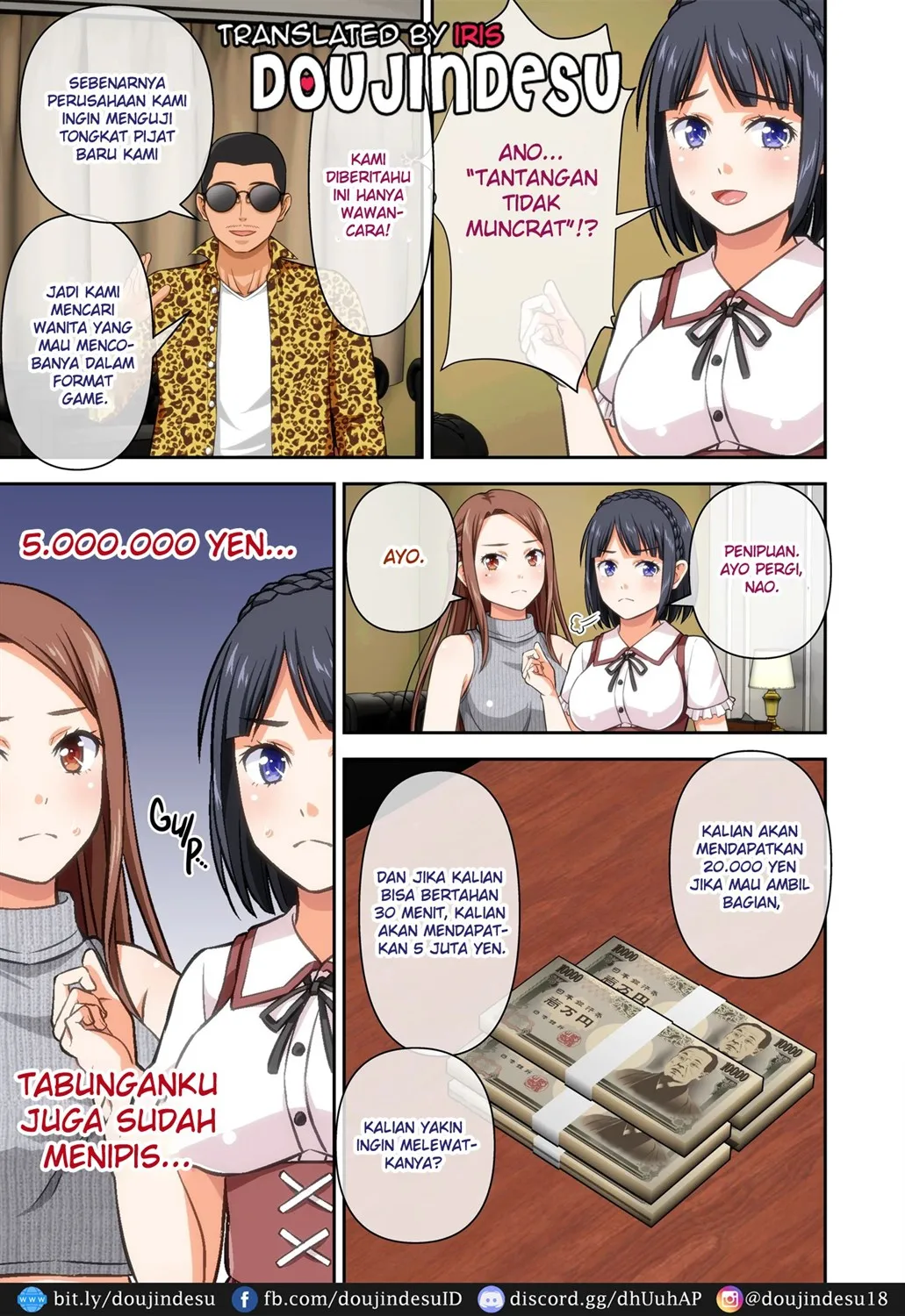 Iki-Game ~Shoukin Gohyaku Man Yen no Iki Gaman Challenge~ Chapter 1