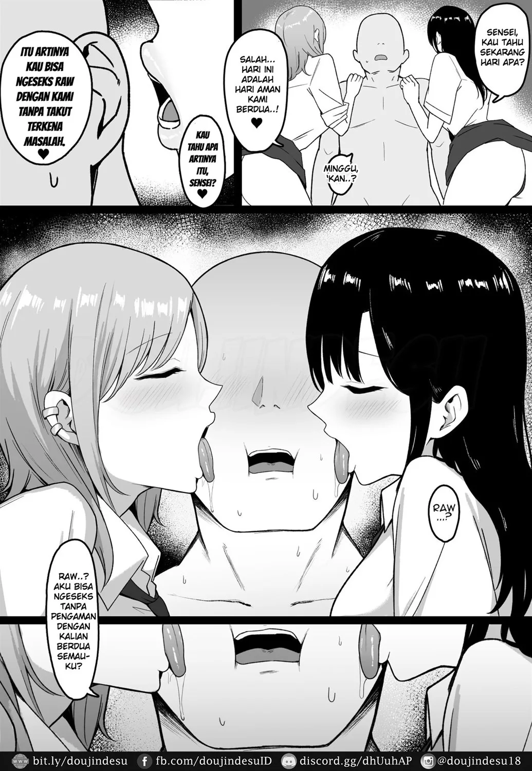 Inran Gakusei Kuromine-san to Shirosaki-san no Yuuwaku Chapter 1