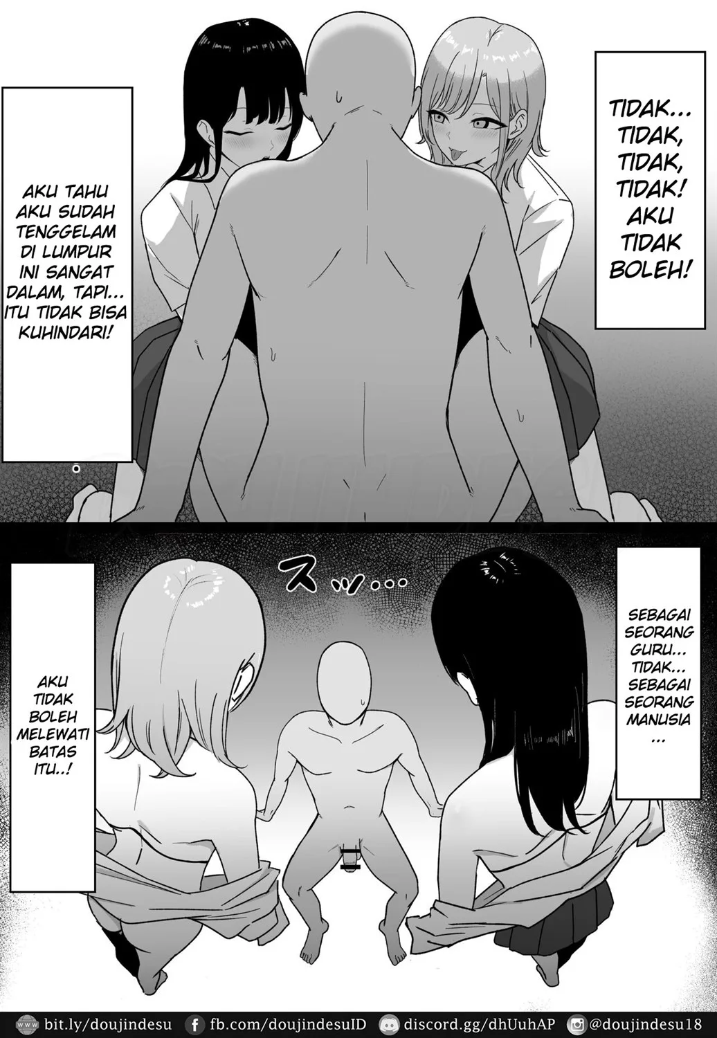 Inran Gakusei Kuromine-san to Shirosaki-san no Yuuwaku Chapter 1