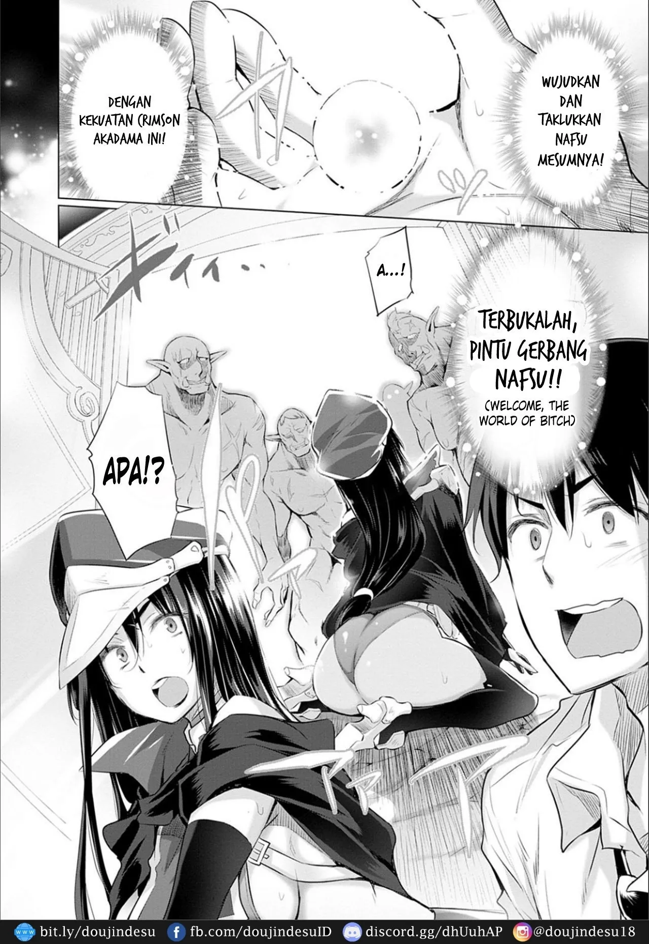 Isekai de Onnanoko no Onaneta ga Mieru Nouryoku o Te ni Ireta Ore ga Sore dake o Buki ni Sekai o Sukuu!? Chapter 1