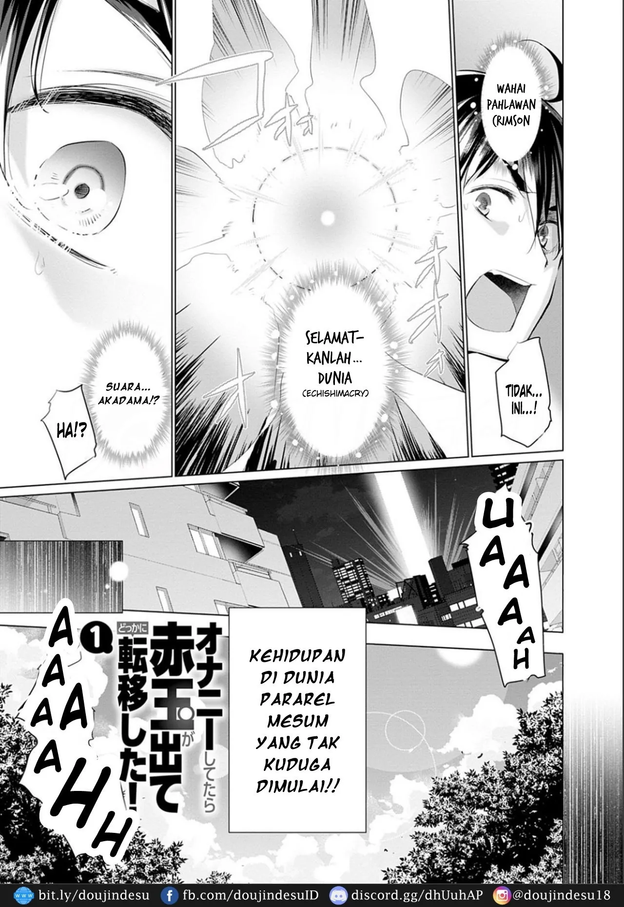 Isekai de Onnanoko no Onaneta ga Mieru Nouryoku o Te ni Ireta Ore ga Sore dake o Buki ni Sekai o Sukuu!? Chapter 1