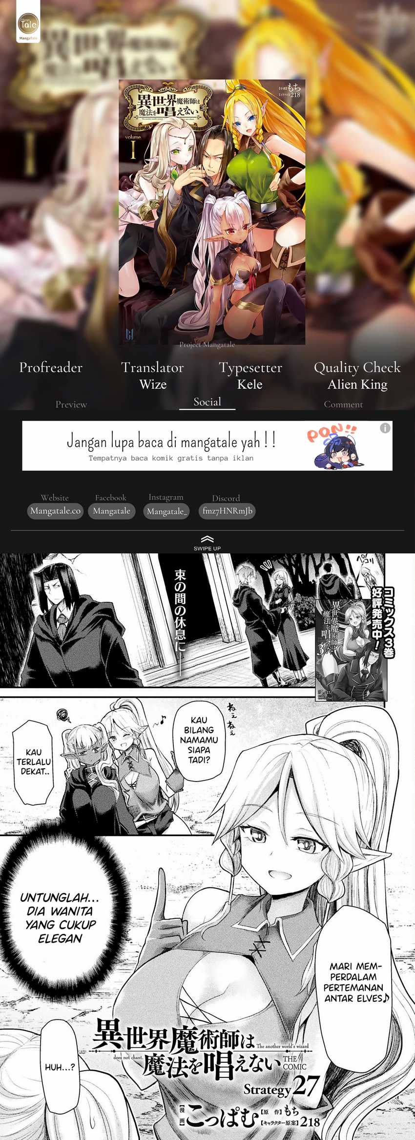 Isekai Majutsushi wa Mahou wo Tonaenai Chapter 28