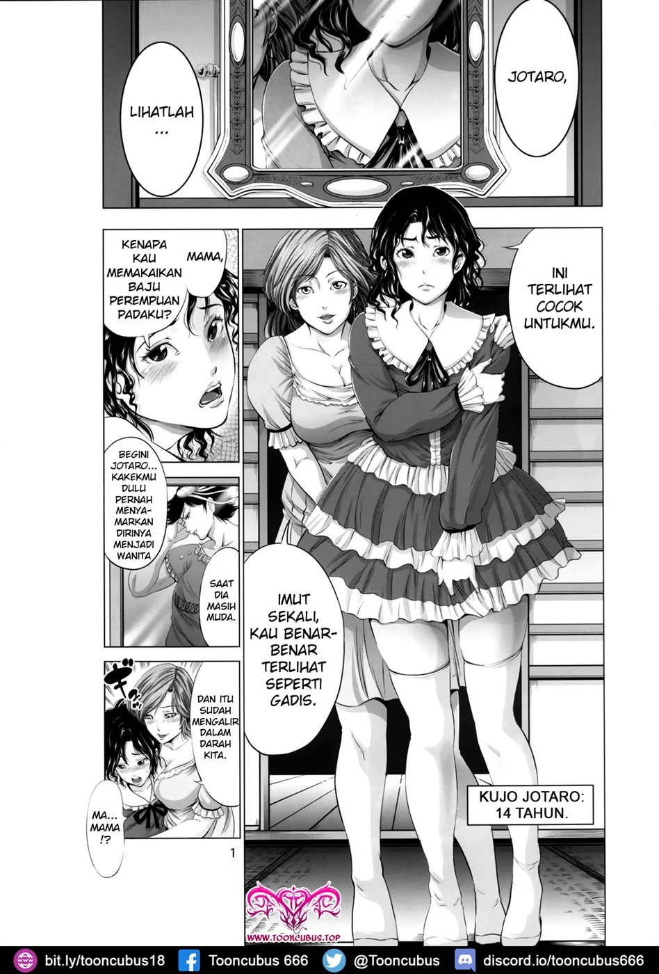 Jotaro ga Holy ni Josou Nikubenki ni Sareta Ken Chapter 1