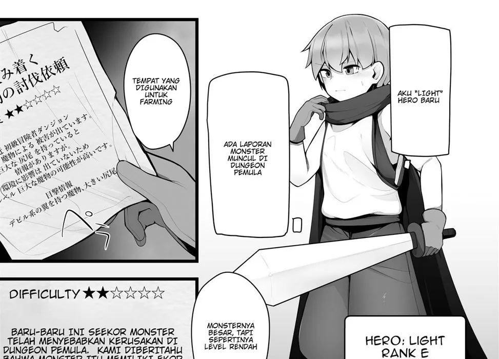 Kakedashi Yuusha ga Onee-san Succubus no Milk Server ni Naru Hanashi Chapter 1