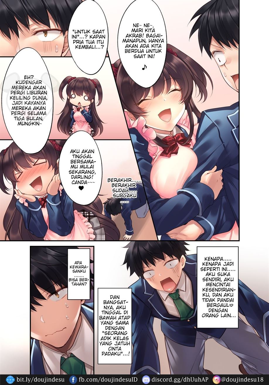 Kouhai JK ga Gimai ni!? Namaiki na Imouto ni Iroiro Wakarasete Mita. Chapter 1