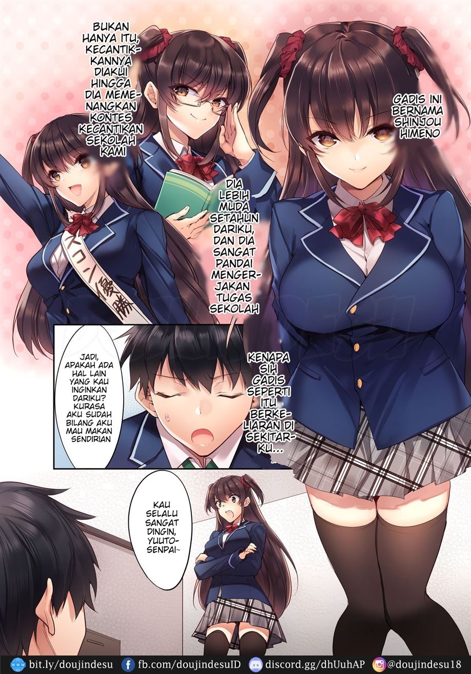 Kouhai JK ga Gimai ni!? Namaiki na Imouto ni Iroiro Wakarasete Mita. Chapter 1